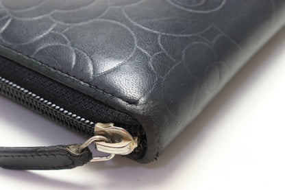 Chanel Camellia Lambskin Zip Around Wallet — view 4