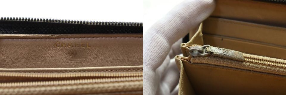Chanel Camellia Lambskin Zip Around Wallet — view 7