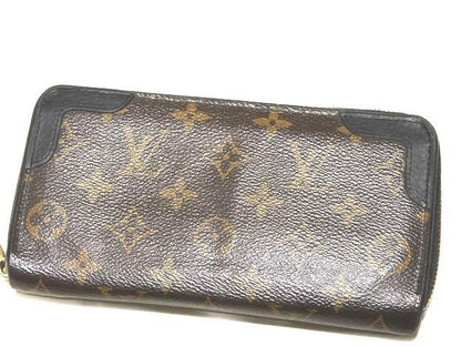 Louis Vuitton Zippy Wallet Monogram Retiro Noir Zip Around Black