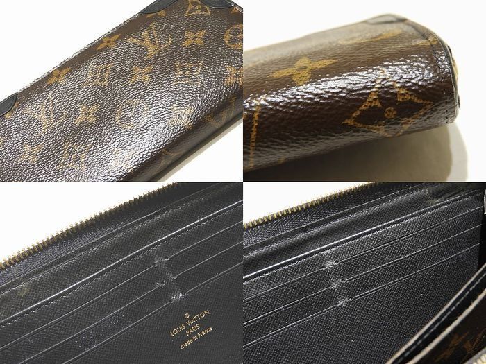 Louis Vuitton Zippy Wallet Monogram Retiro Noir Zip Around Black — view 4