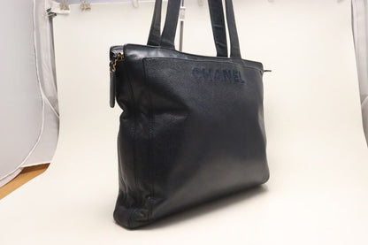 Chanel No 5 Caviar Leather Tote — view 4