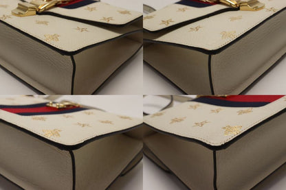 Gucci Sylvie Bee & Star Leather Shoulder — view 5