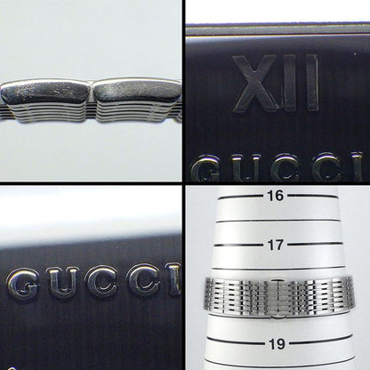 Gucci Watch Rectangular Stripe Black Dial SS Quartz Analog and Paper — view 8
