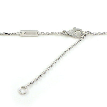 Van Cleef & Arpels Necklace Vintage Alhambra Guilloche 18K White Gold Box Paper — view 3
