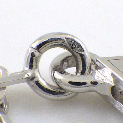 Van Cleef & Arpels Necklace Vintage Alhambra Guilloche 18K White Gold Box Paper — view 6