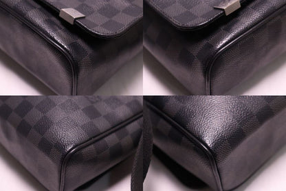 Louis Vuitton Damier Graphite District PM Shoulder — view 5