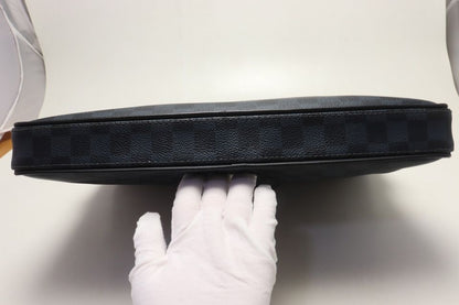 Louis Vuitton Damier Cobalt Dandy MM Briefcase Business — view 3