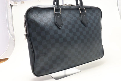 Louis Vuitton Damier Cobalt Dandy MM Briefcase Business — view 4