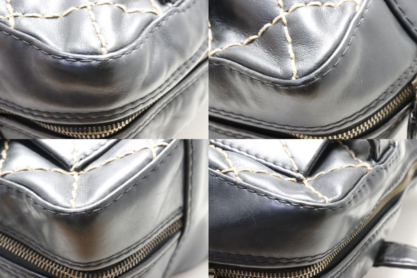 Chanel Wild Stitch Leather Handbag Mini — view 5