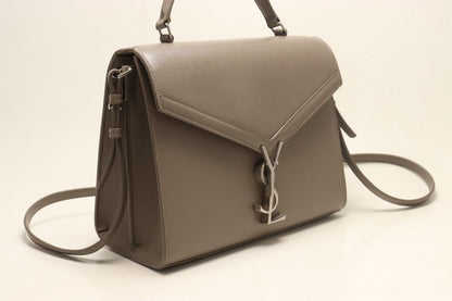 Saint Laurent Gray Leather Cassandra 2-Way Shoulder — view 4