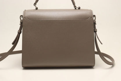 Saint Laurent Gray Leather Cassandra 2-Way Shoulder — view 2