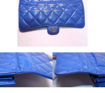 Chanel Caviar Leather Quilted Wallet — view 9