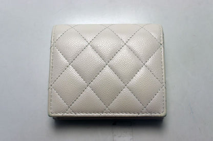 Chanel Caviar Leather Quilted Trifold Wallet — view 2