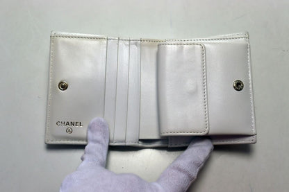 Chanel Caviar Leather Quilted Trifold Wallet — view 4