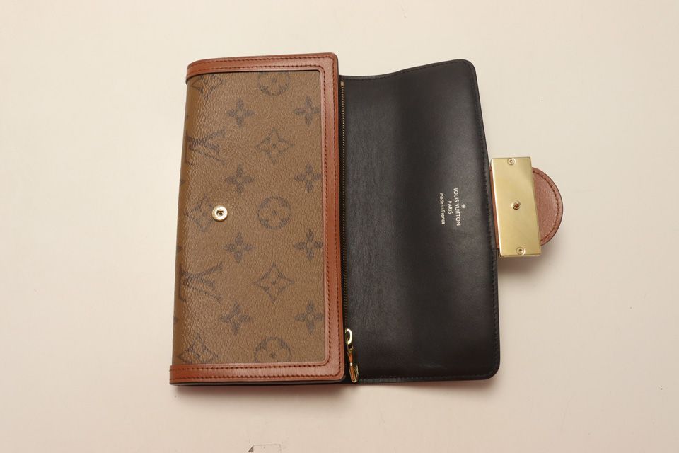 Louis Vuitton Monogram Reverse Portefeuille Dauphine Wallet — view 4