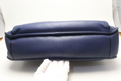 Loewe Anagram Leather Business Briefcase — view 3