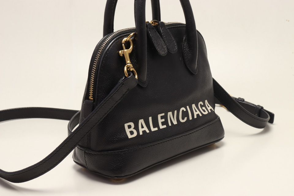 Balenciaga Leather Ville Top Handle Xxs 2-Way Handbag — view 4