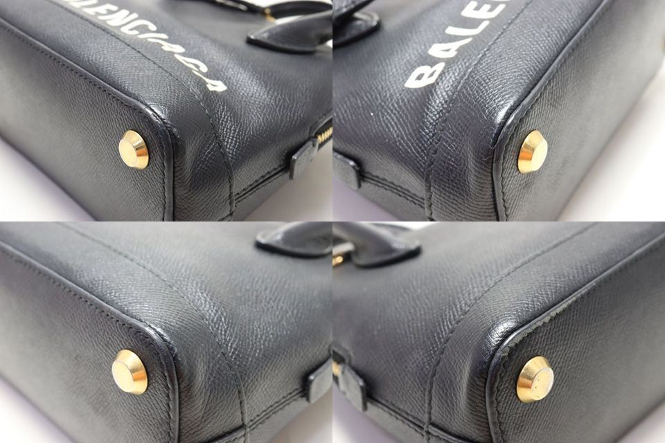 Balenciaga Leather Ville Top Handle Xxs 2-Way Handbag — view 5