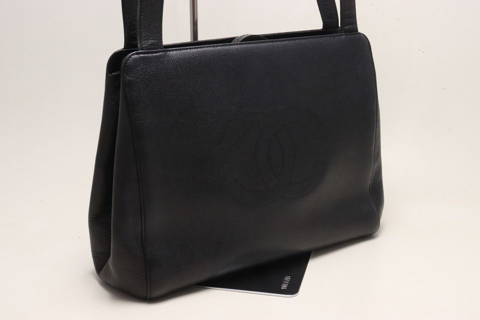Chanel No 5 Caviar Leather Shoulder — view 4