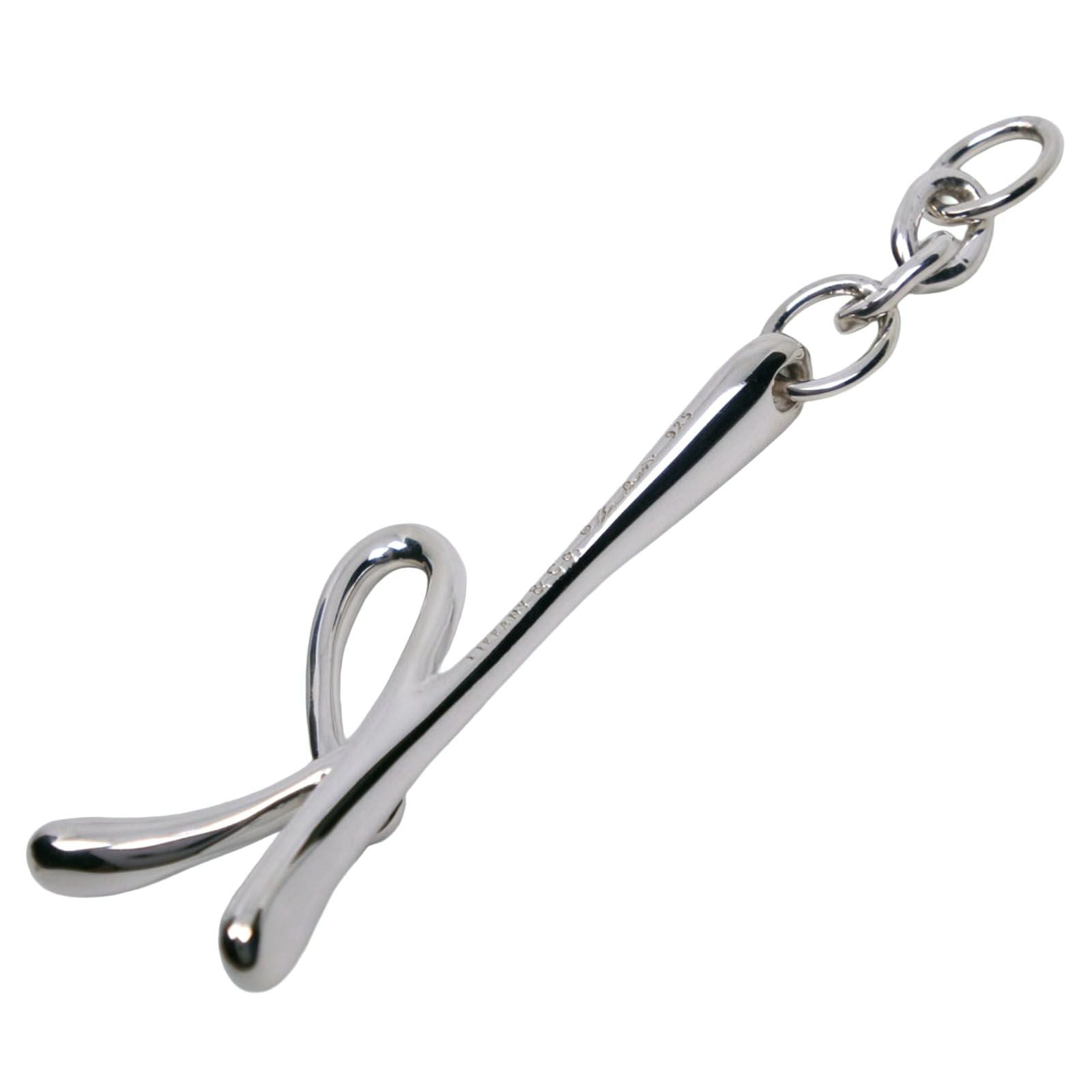 Tiffany & Co Initial 925 Sterling Silver Pendant — view 3