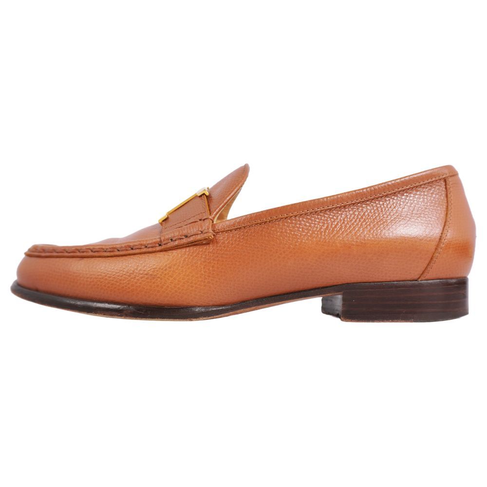 Hermes Loafers Moccasins Logo Constance Leather — view 7