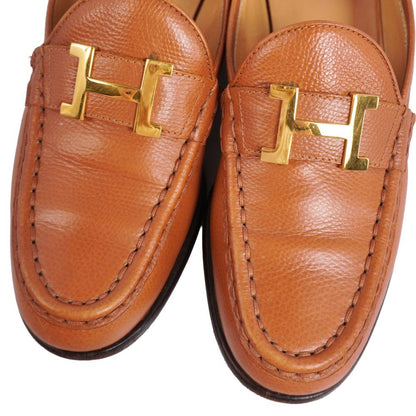 Hermes Loafers Moccasins Logo Constance Leather — view 3