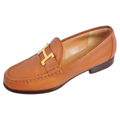 Hermes Loafers Moccasins Logo Constance Leather