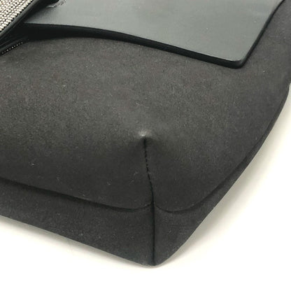 Brunello Cucinelli Shoulder Bag Metal Beads Leather Black — view 6