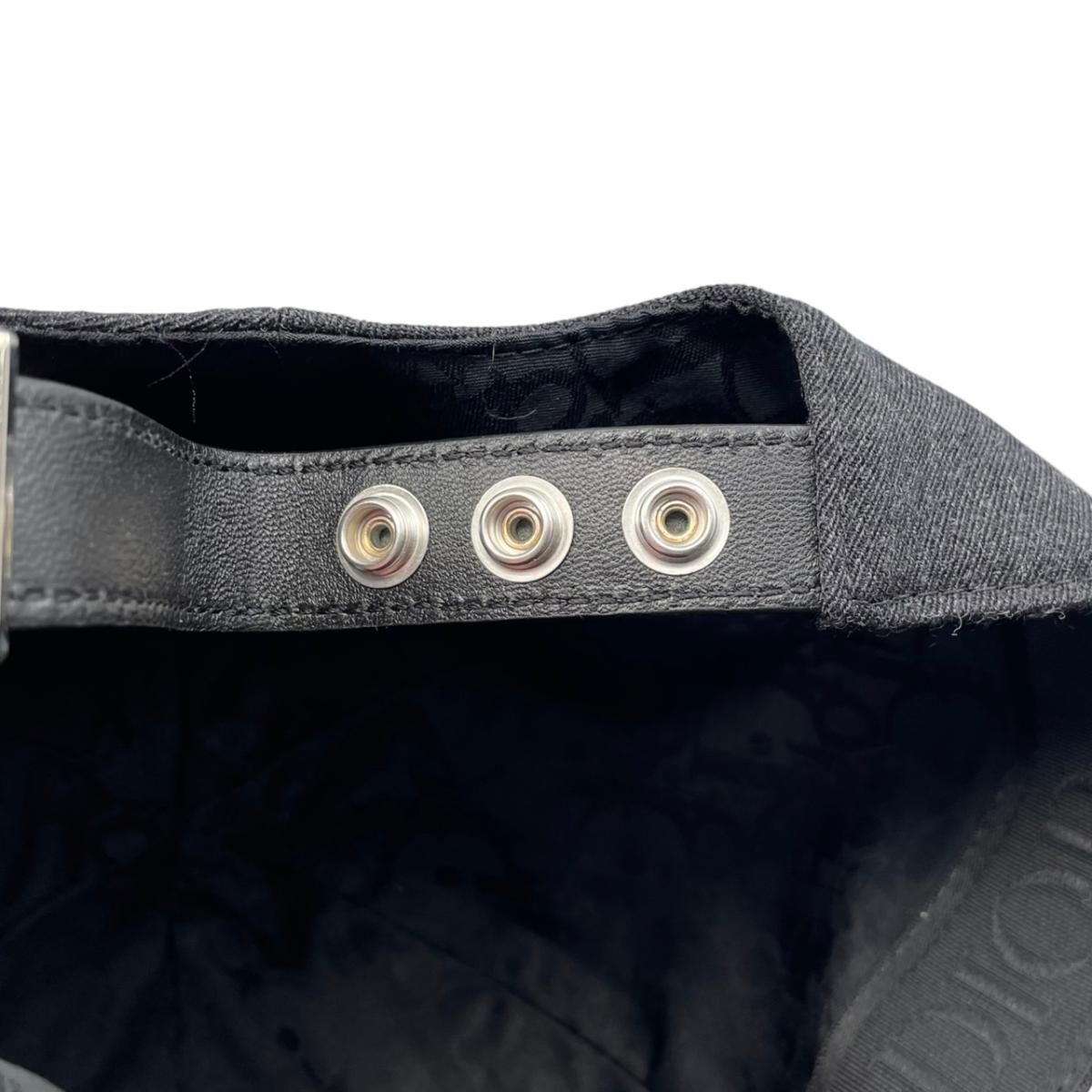 Dior Hat Baseball Cap XL Wool Logo Gray — view 8