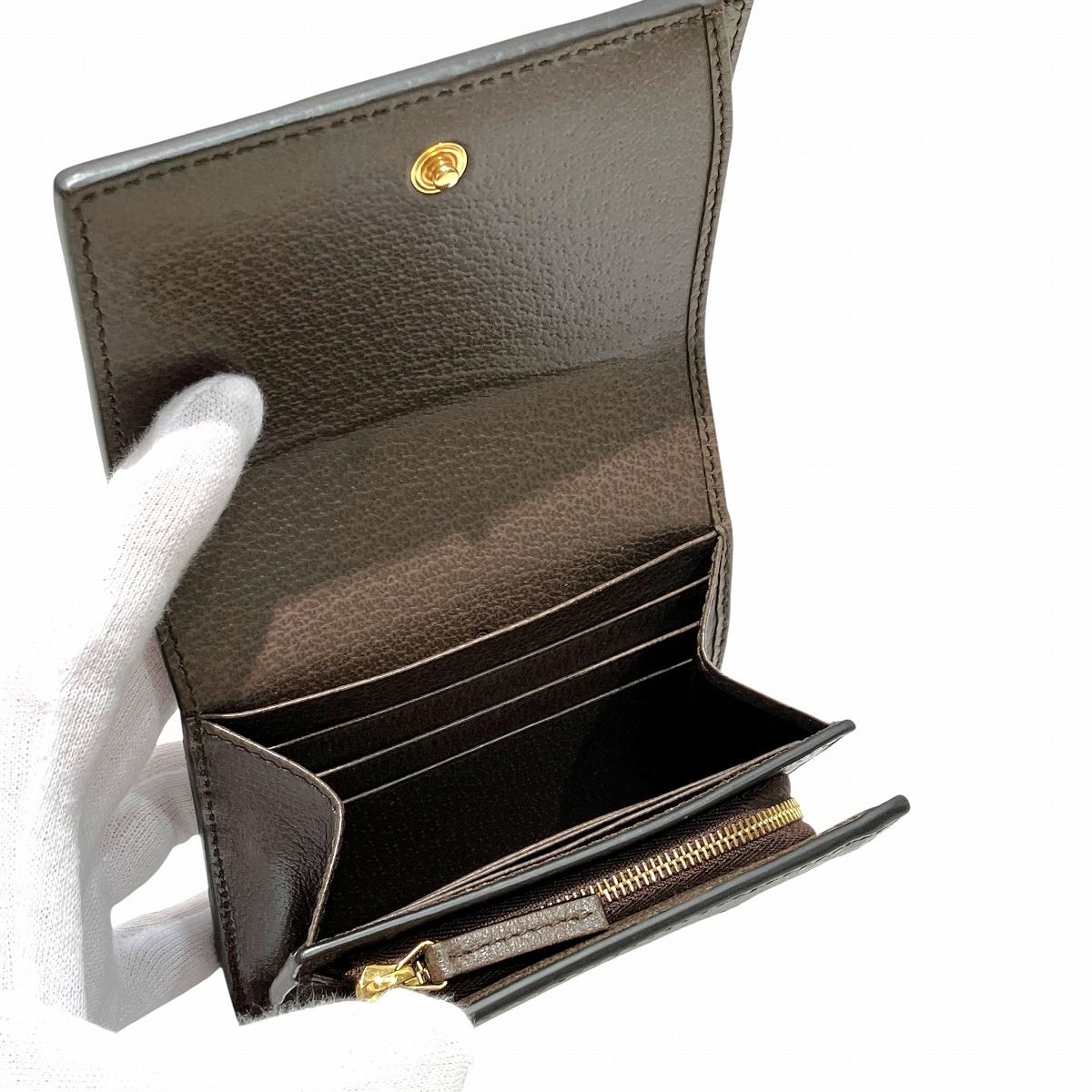 Gucci Office GG Wallet Supreme Bifold Leather — view 3