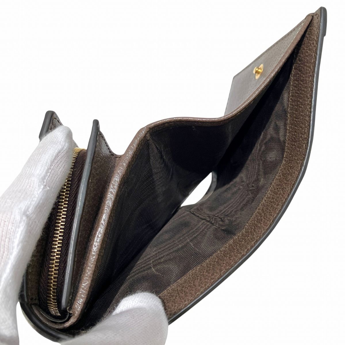 Gucci Office GG Wallet Supreme Bifold Leather — view 9