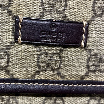 Gucci GG Supreme Shoulder Bag Leather — view 8