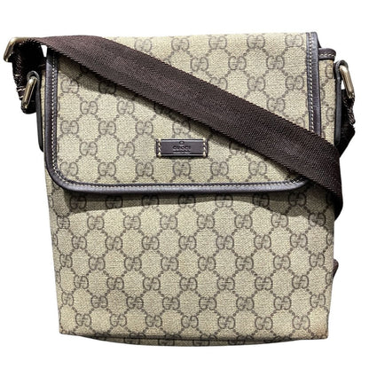 Gucci GG Supreme Shoulder Bag Leather