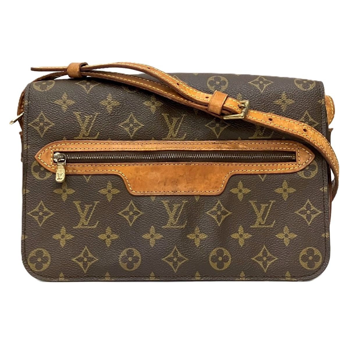 Louis Vuitton Saint Germain 28 Monogram Shoulder Bag Leather