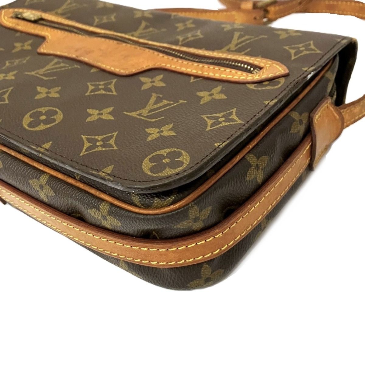 Louis Vuitton Saint Germain 28 Monogram Shoulder Bag Leather — view 7