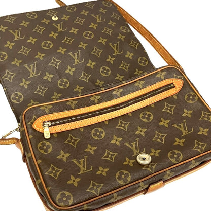 Louis Vuitton Saint Germain 28 Monogram Shoulder Bag Leather — view 6