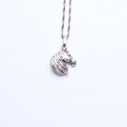 Hermes Horse Head Pendant Chain 925 Sterling Silver — view 7