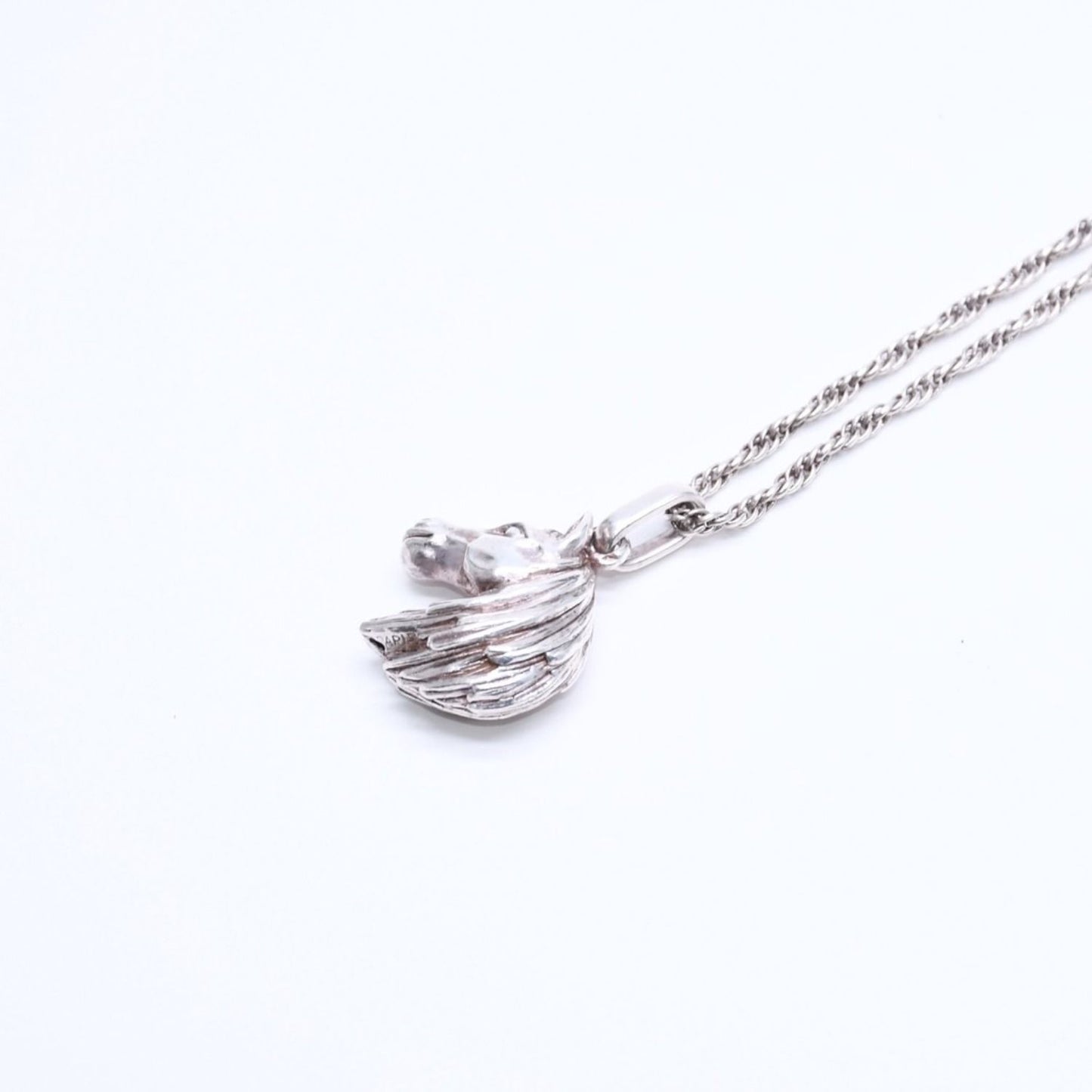 Hermes Horse Head Pendant Chain 925 Sterling Silver — view 3