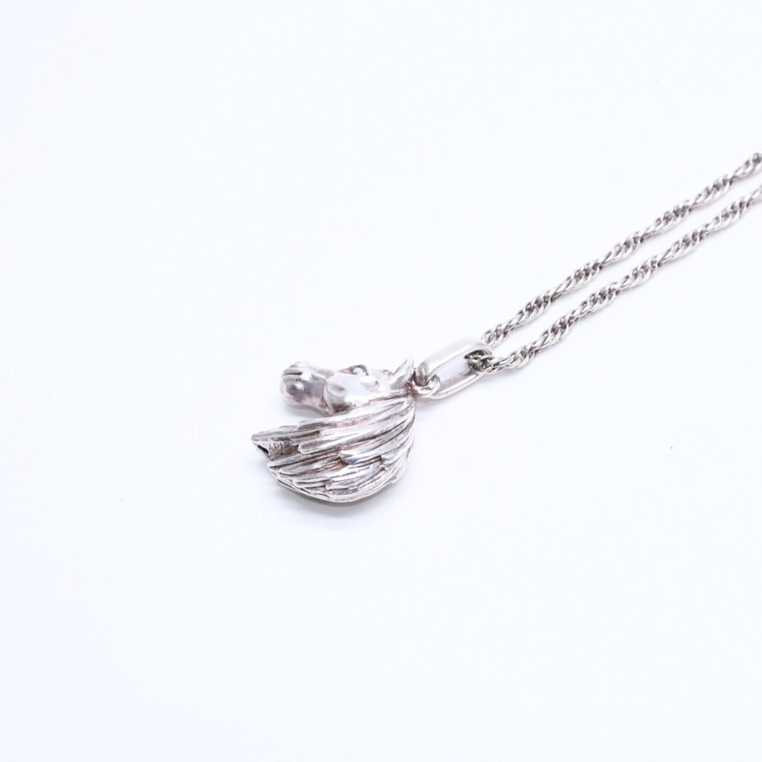 Hermes Horse Head Pendant Chain 925 Sterling Silver — view 3