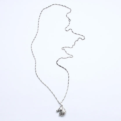 Hermes Horse Head Pendant Chain 925 Sterling Silver