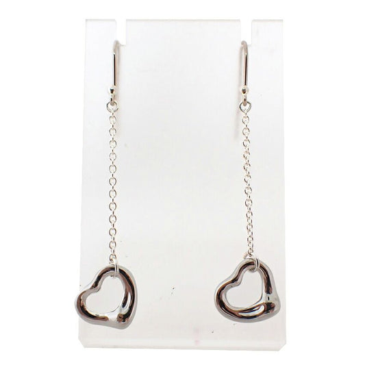 Tiffany & Co 925 Open Heart Earrings
