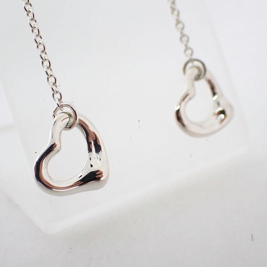 Tiffany & Co 925 Open Heart Earrings — view 2