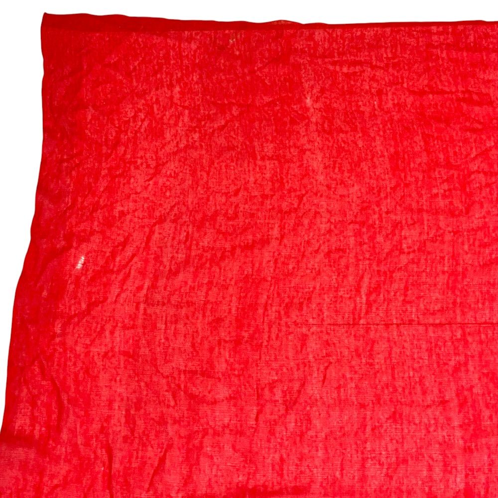 Hermes Scarf Shawl Large Cashmere Silk Red Haori — view 4