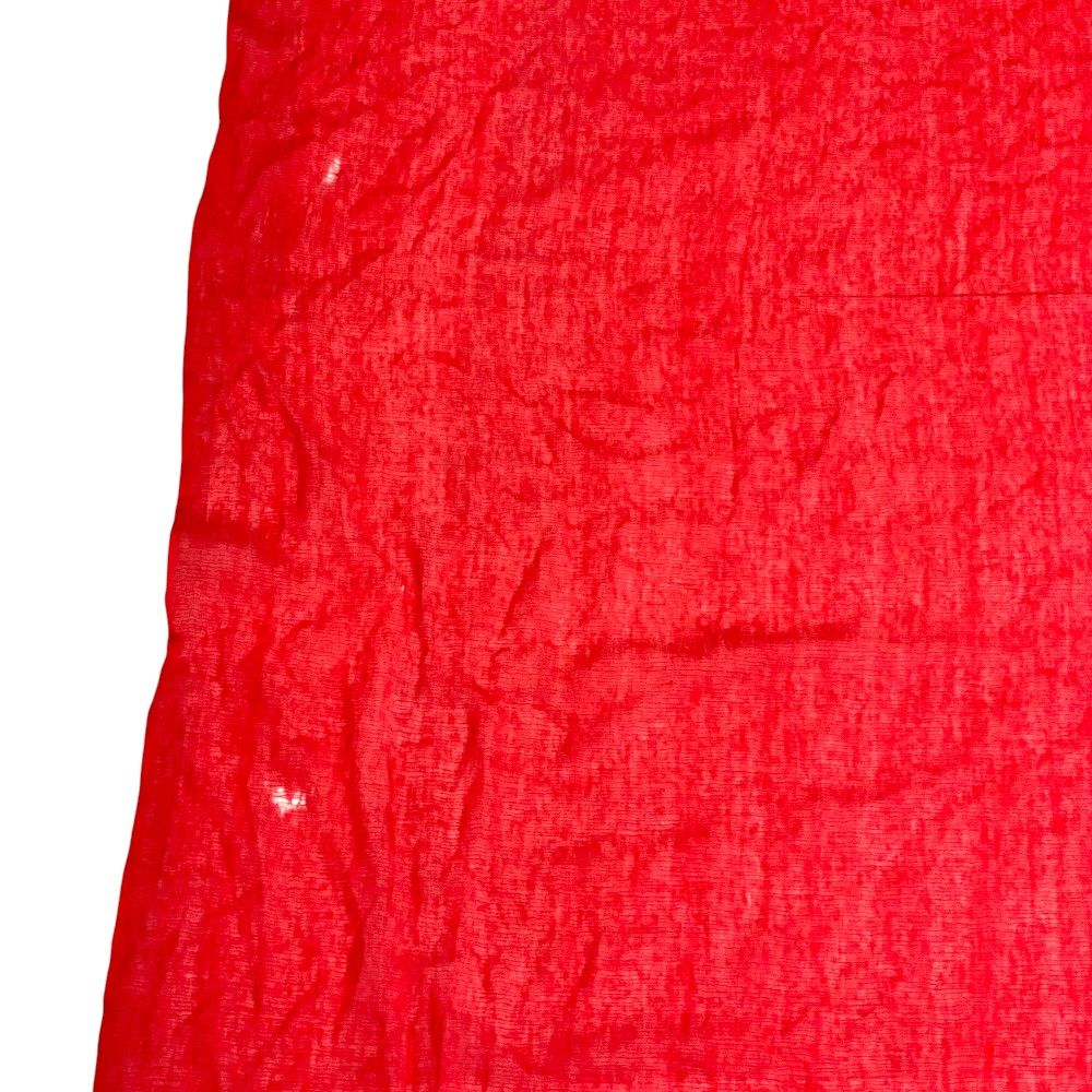 Hermes Scarf Shawl Large Cashmere Silk Red Haori — view 6
