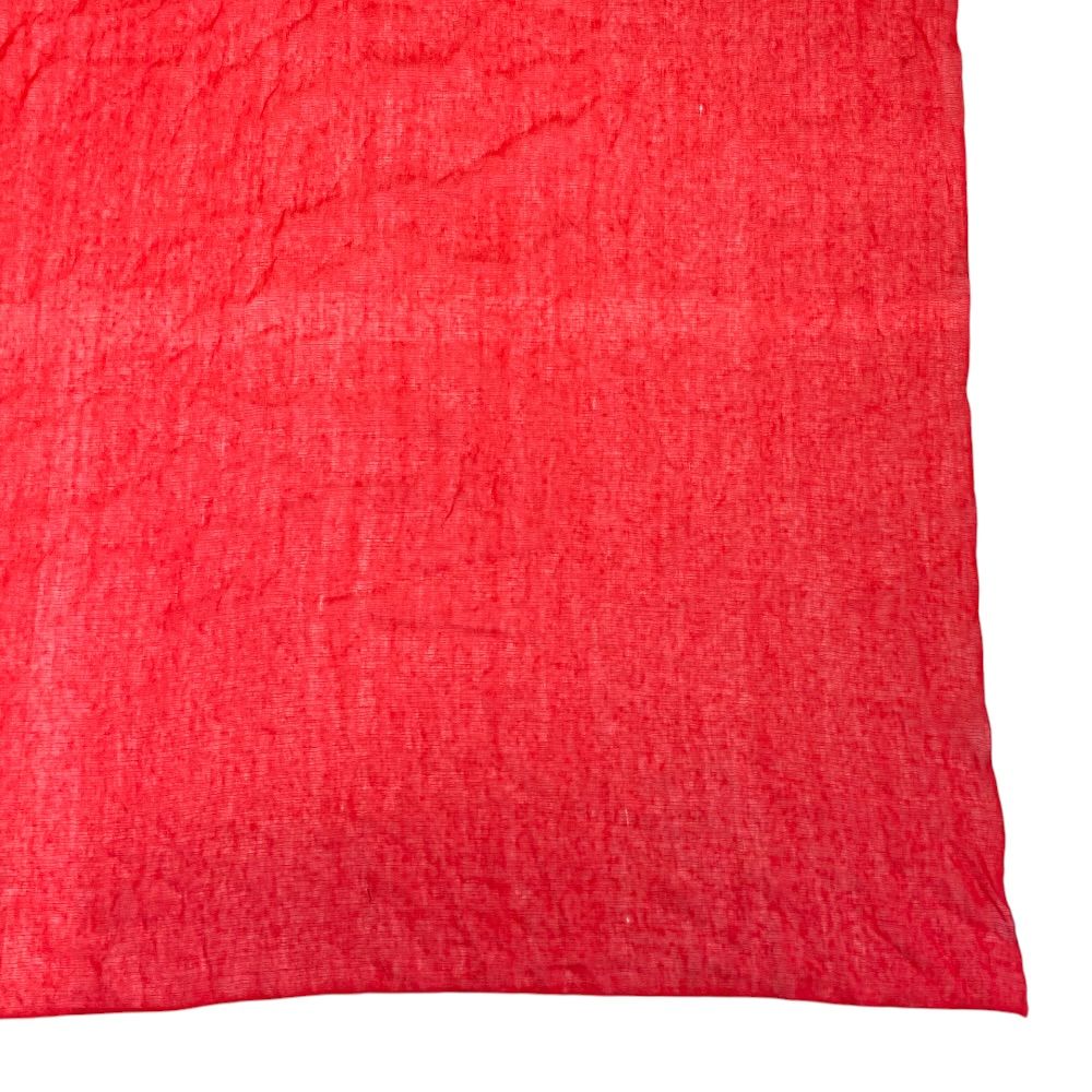 Hermes Scarf Shawl Large Cashmere Silk Red Haori — view 3