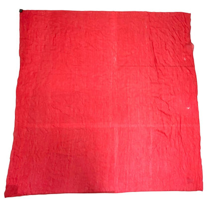 Hermes Scarf Shawl Large Cashmere Silk Red Haori — view 8