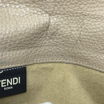 Fendi Selleria Wallet Bifold Leather Beige Practical Daily — view 9