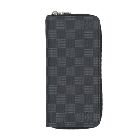 Louis Vuitton Zippy Wallet Vertical Damier Graphite Canvas