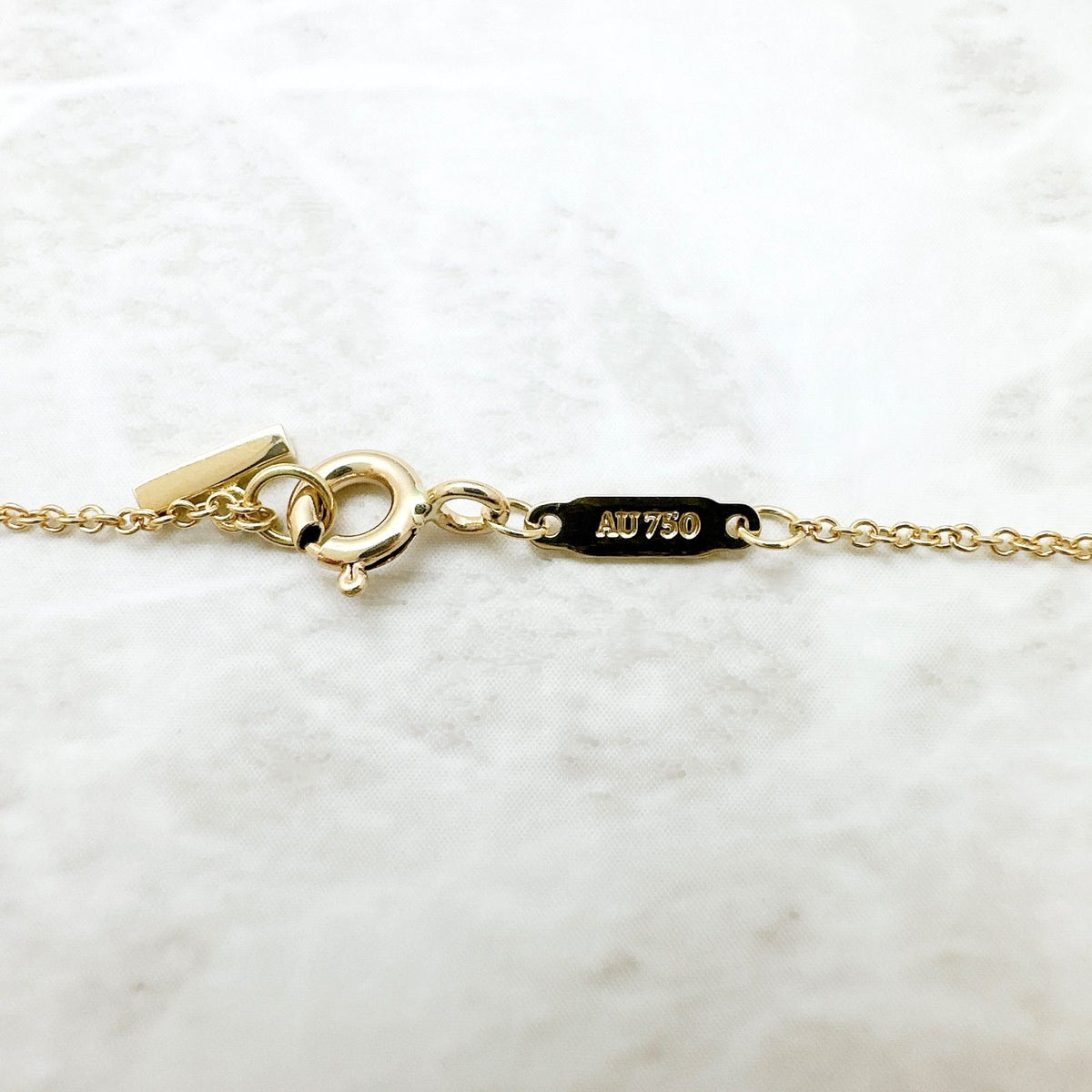 Tiffany & Co T Smile Yellow Gold Necklace — view 6