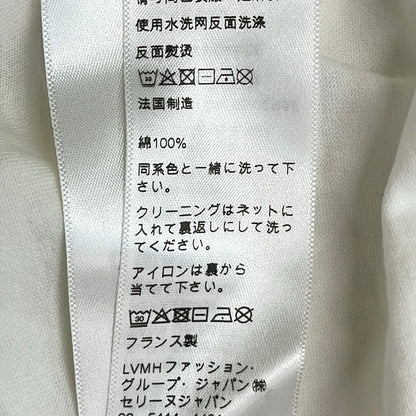 Celine Short Sleeve T-Shirt S Loose White Black Crew — view 4